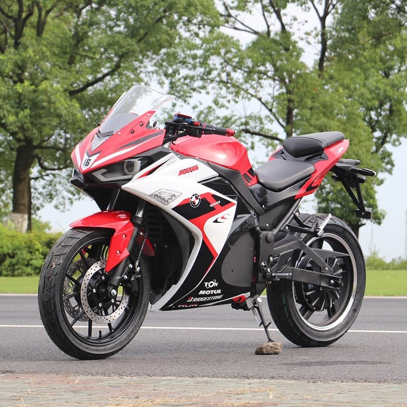 Electric Motorcycle R3 Heavy-Duty Electric Motorcycle for Adults 72V Large Racing Sportbike