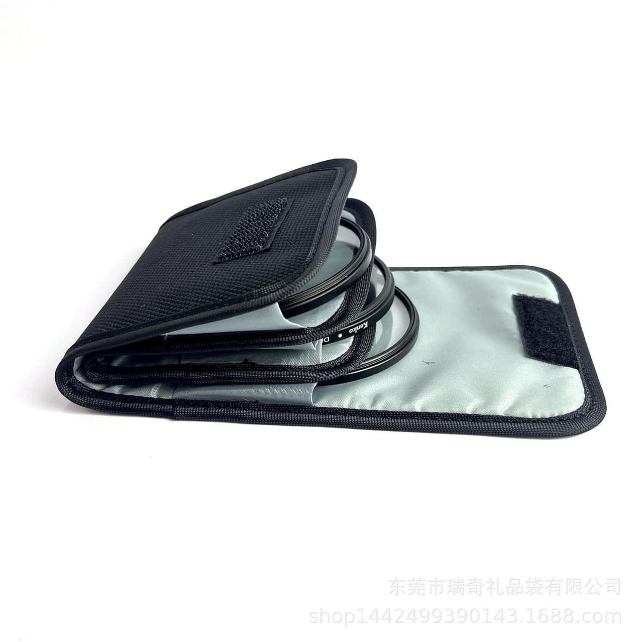 82mm Filter Pouch Camera Filter Storage Case for 3-Piece or 4-Piece Sets
