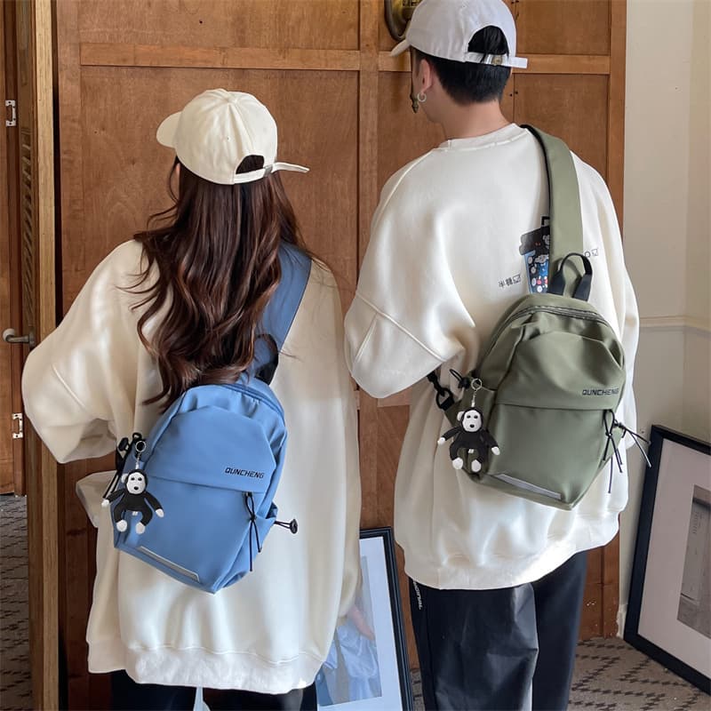 Japanese Style Single Shoulder Crossbody Bag, Autumn New Student Backpack, Fashion College Style Backpack, Outdoor Sports Small Crossbody Bag