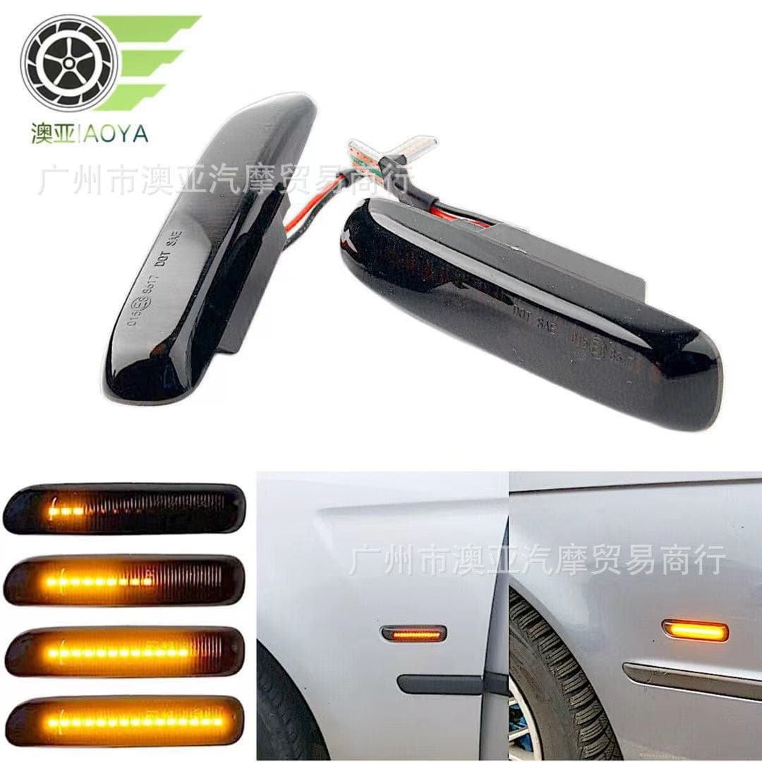 For BMW 3 Series E46 1998-2001 Dynamic Sequential Fender Light Side Turn Signal Lamp