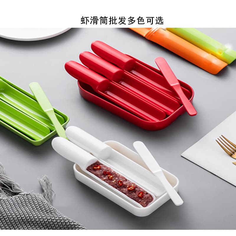 Melamine tableware, hot pot tableware, bamboo tubes for making fish balls, shrimp balls, meatballs, and shrimp paste; serving spoons; shrimp paste molds.