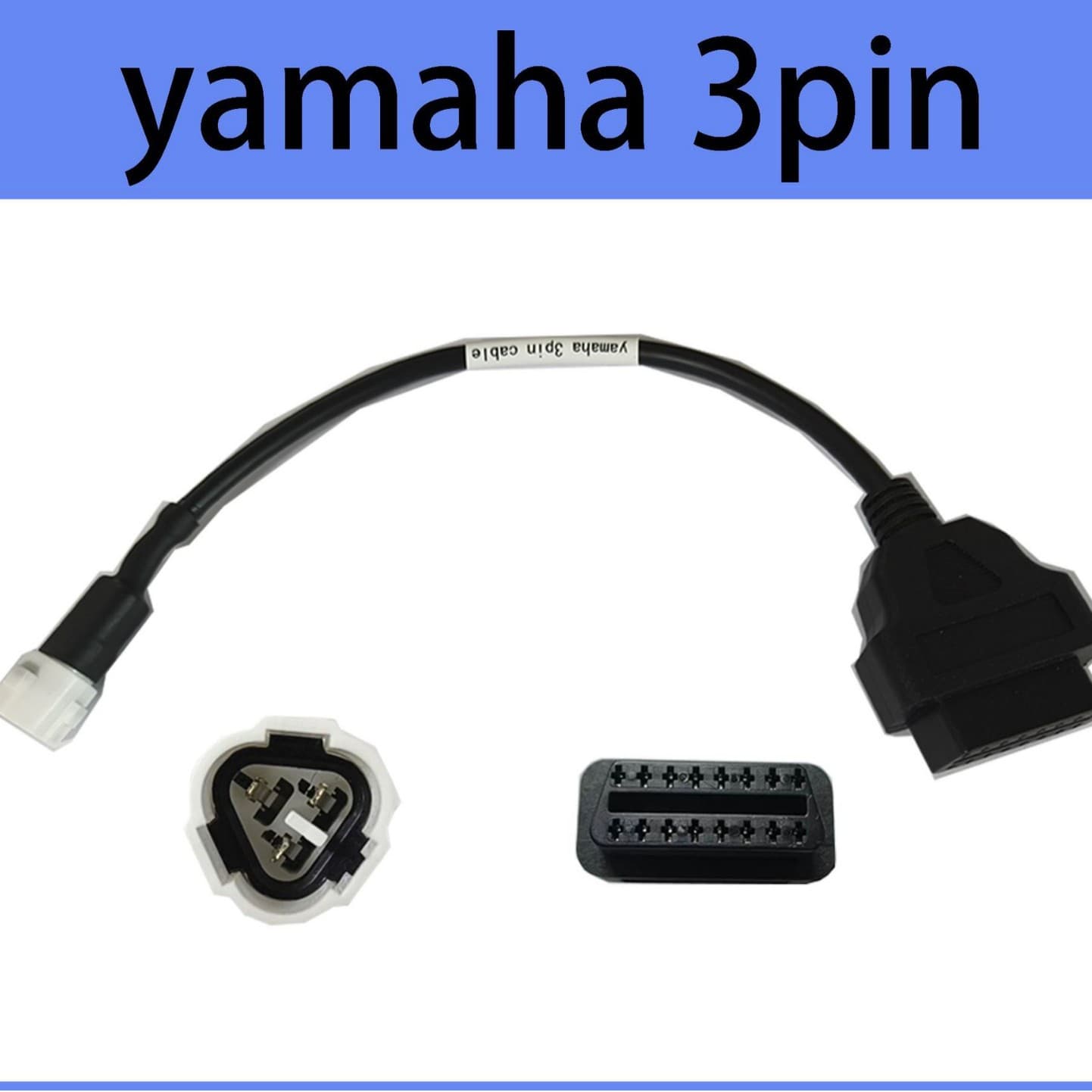 yamaha Motorcycle 3-Pin Adapter Cable for Yamaha 3-Pin Conversion