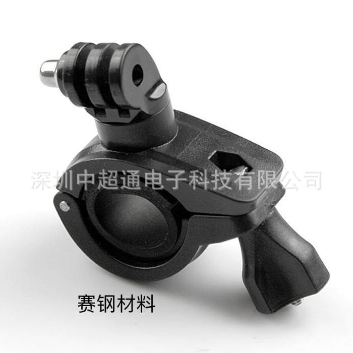 Action Camera Accessories, Motorcycle Rotating Dual-Port Bike Mount, Compatible with Hero 12/10, Etc