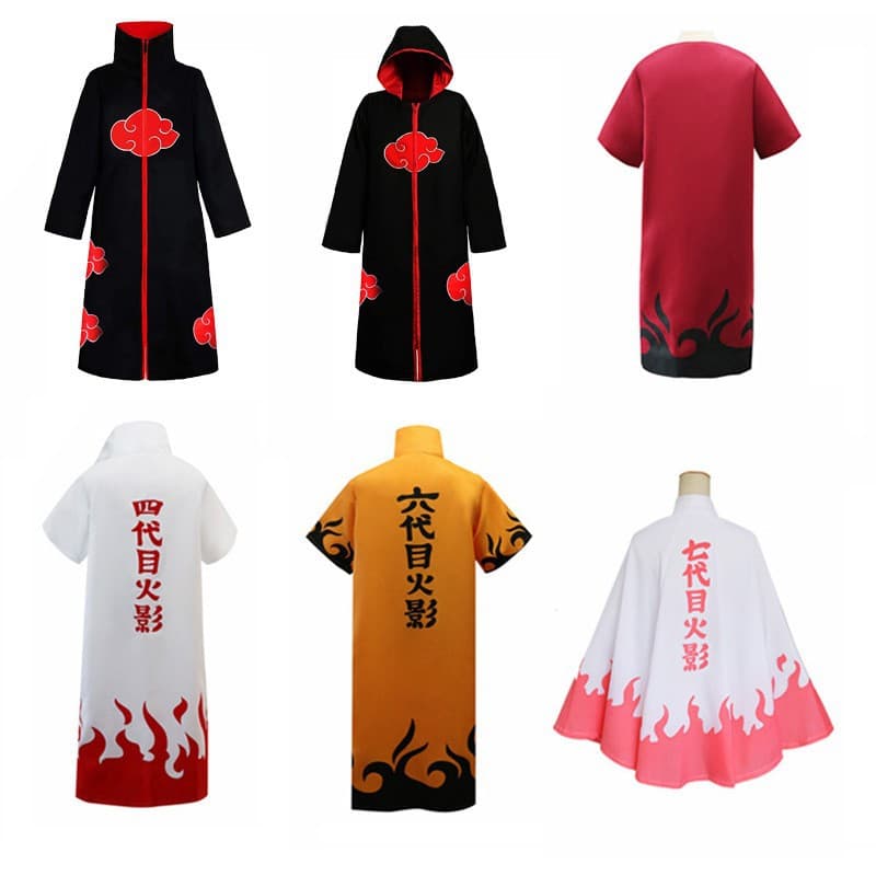 Spot European and American cross-border cosplay costume Ninja Hokage Organization fourth generation Uchiha Itachi Akatsuki cape cloak