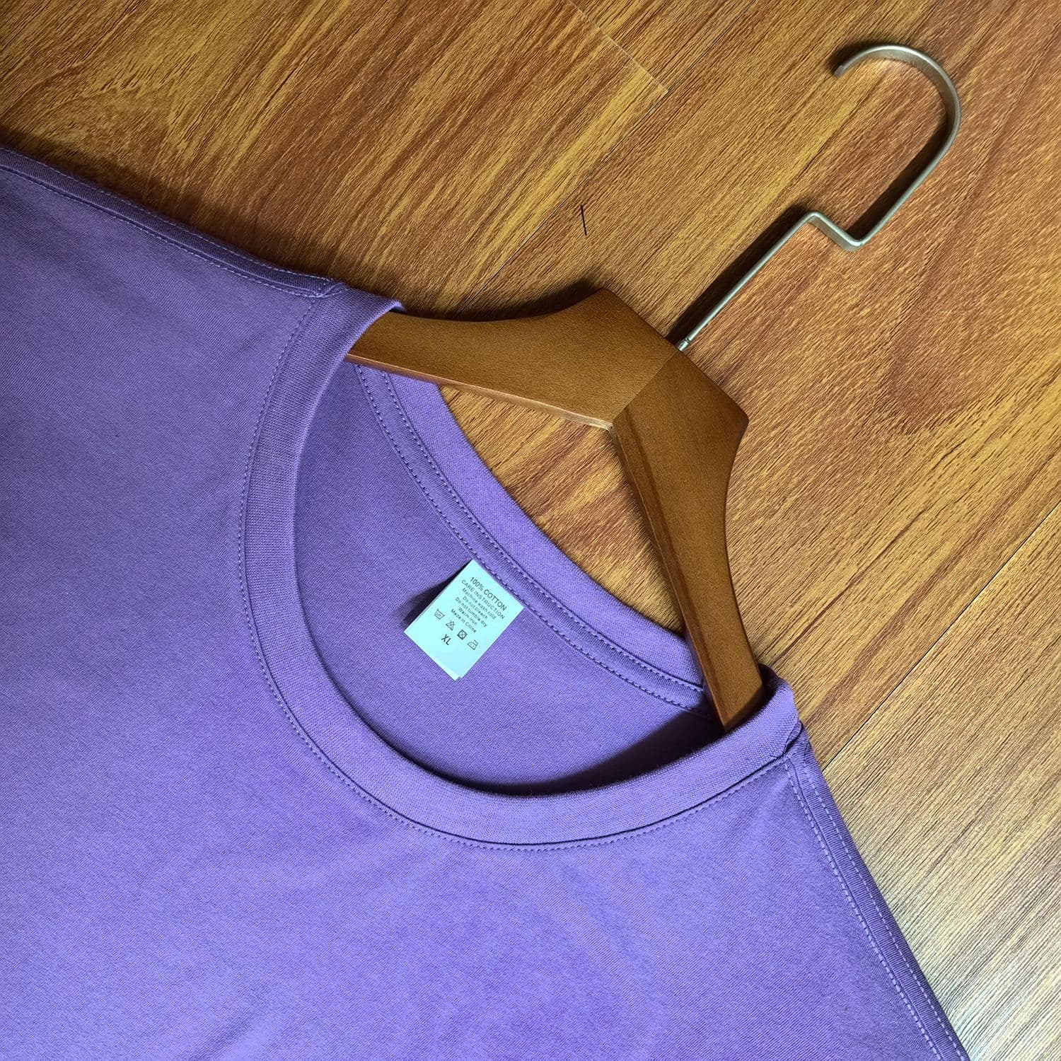 Heavyweight Pure Cotton Crew Neck Workwear T-Shirt with Custom Logo, Unisex Matching Class Shirt, Custom Advertising T-Shirt, Personalized Tee