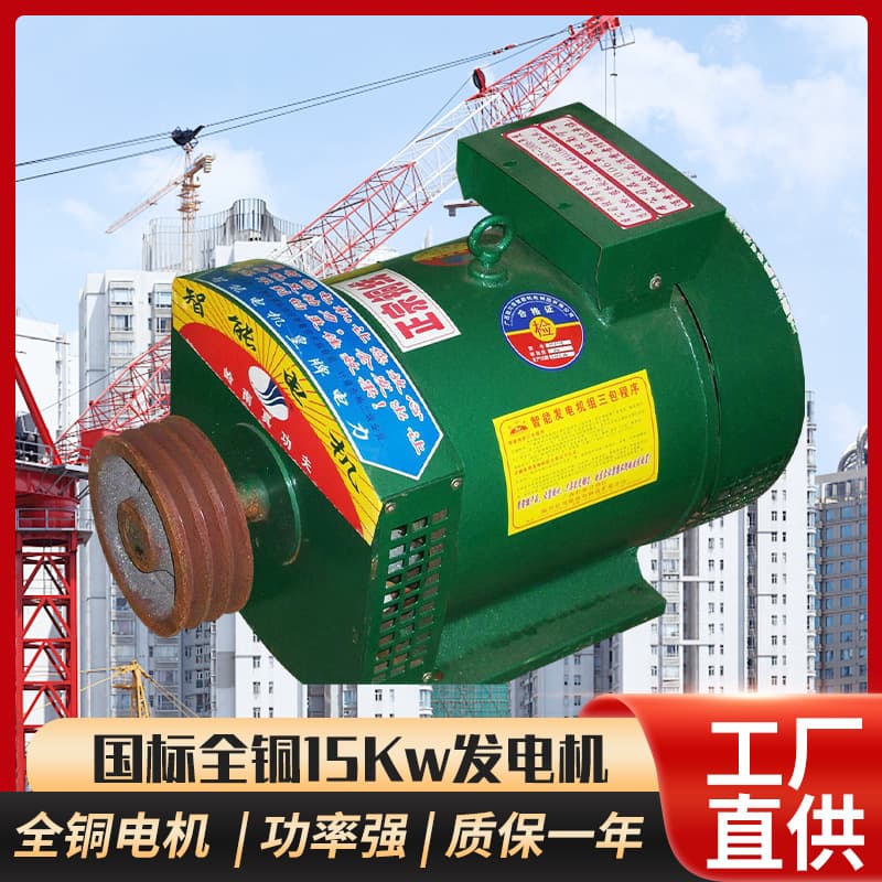 Full Copper 15KW Generator Mini Home Power Generator National Standard Landui Microtype Generator Synchronous Generator