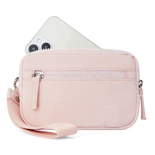 2024 New Wholesale Cute Korean Style Mini Fashion Women's Wallet Nylon Quilted Ladies Wallet Phone Pouch
