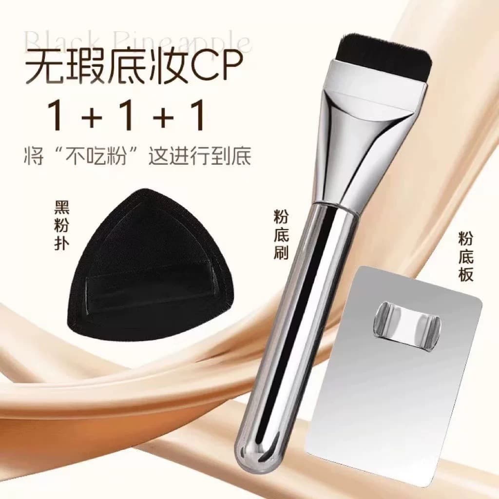 Foundation Palette Makeup Mixing Tray Professional Makeup Artist Ring Palette Spatula Foundation Cream Liquid Scraper Professional Grade