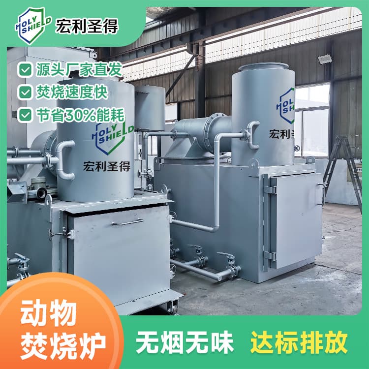 Animal Harmless Incineration Treatment Equipment, Smokeless and Odorless, Specialized for Farms, Dead Pig Cremation