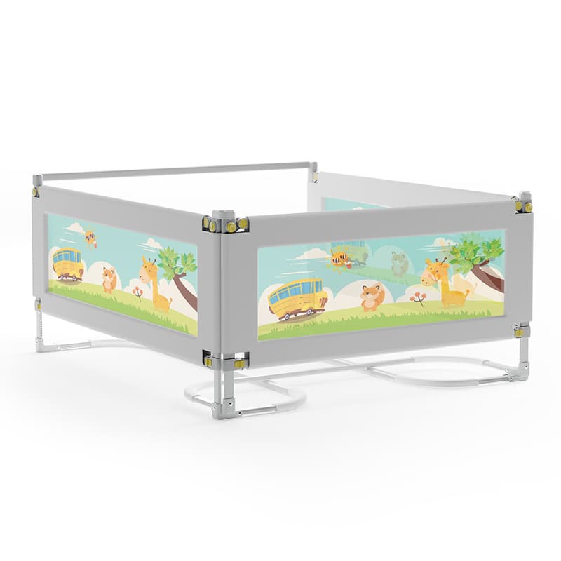 Adjustable Bed Guardrail for Children, Anti-Fall Baffle, Elevated Bedside Protection for Infants and Toddlers