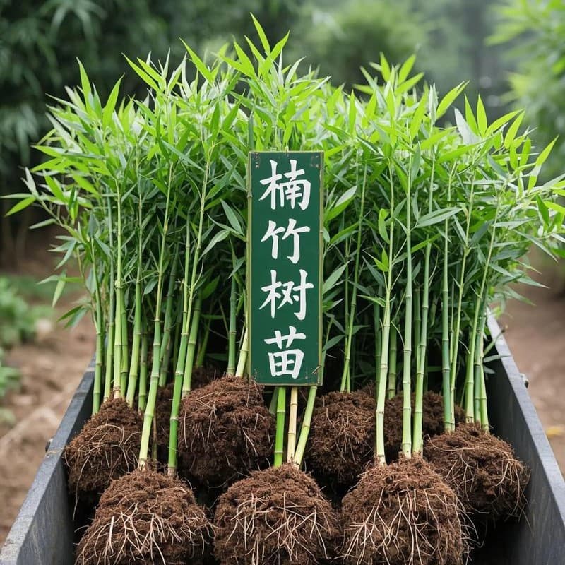 Bamboo Seedlings - Purple Bamboo, Garden Bamboo, Green Bamboo, Gold-Inlaid Jade Bamboo, Golden Bamboo, Fence Greening Bamboo Seedlings
