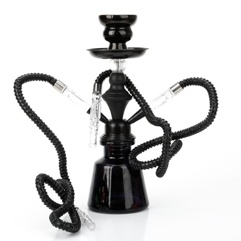 New Style Arabic Hookah Double Hose Small Set Acrylic Hookah Glass Pipe Bar Hookah