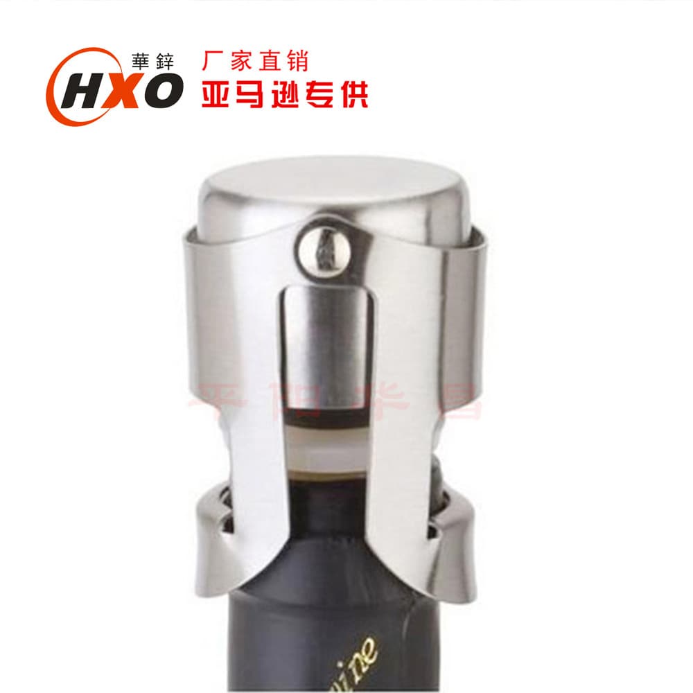 Wholesale Stainless Steel Red Wine Stoppers, Metal Champagne Stoppers, Wine Bottle Metal Sealing Plugs