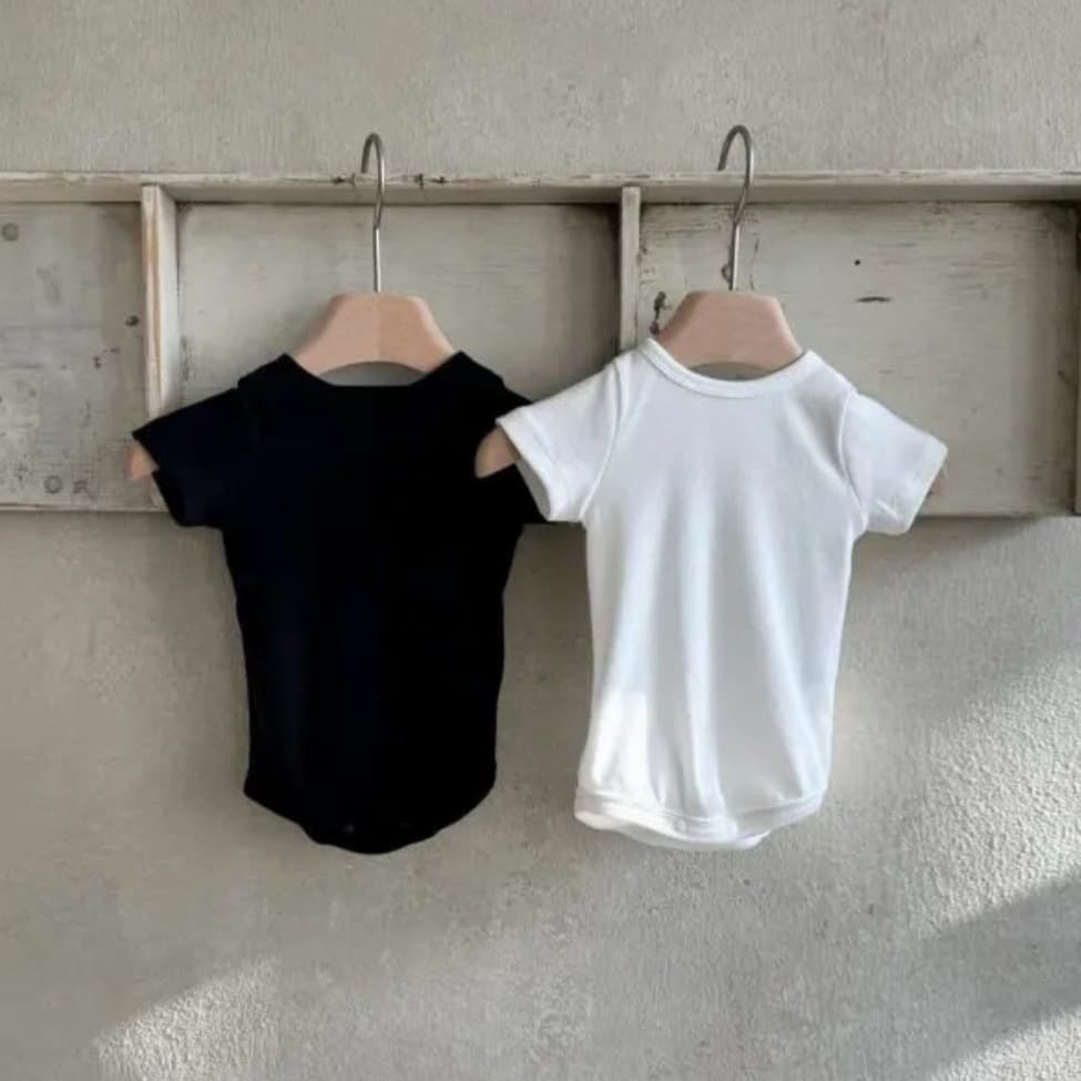 Newborn clothes summer style for men and women baby thin pure cotton I-shaped short-sleeved fart clothes baby triangle crawling clothes pajamas