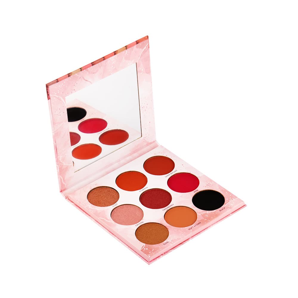 HUDABEAUTY PALETADE SOMBRAS 9-Color Eyeshadow Palette Matte Shimmer Cross-Border