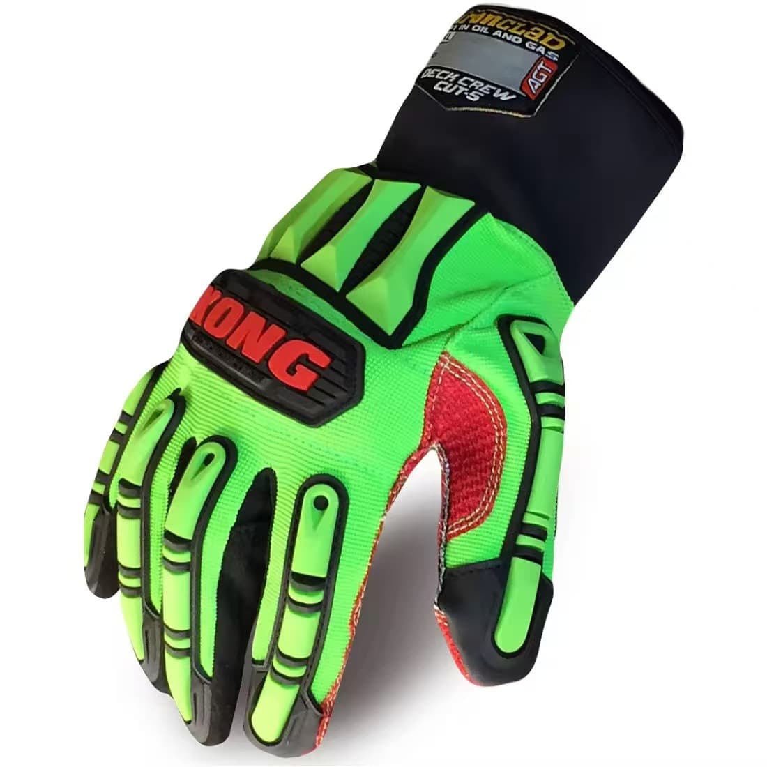 Custom TPR gloves for work, labor protection, wear-resistant, thickened, waterproof, oil-proof, breathable, anti-slip, durable rubber wrinkle leather.