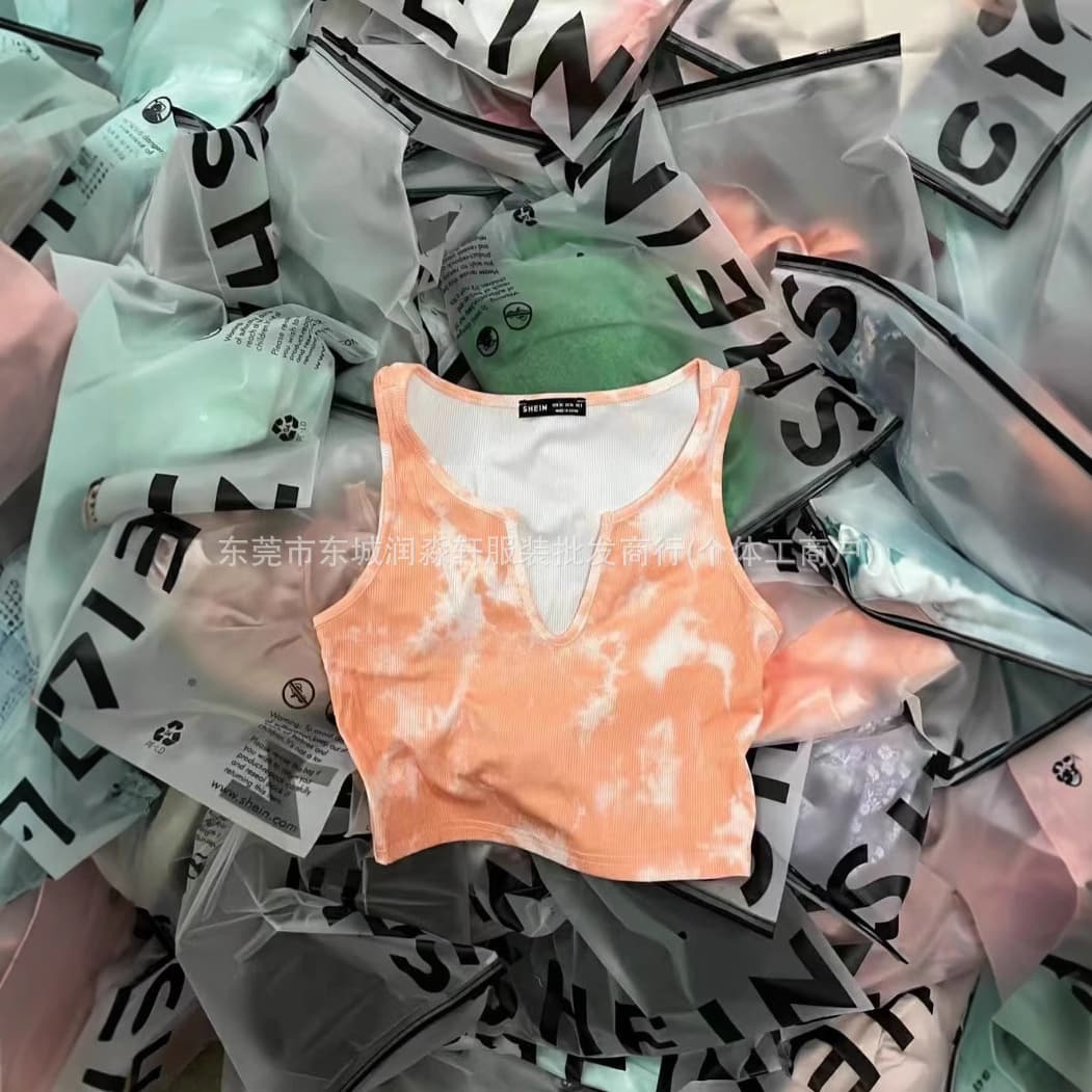 Shein Mixed Foreign Trade Style Tops Vests Camisoles Dresses Sets Mixed Women's Clothing Foreign Trade Mixed Source Wholesale