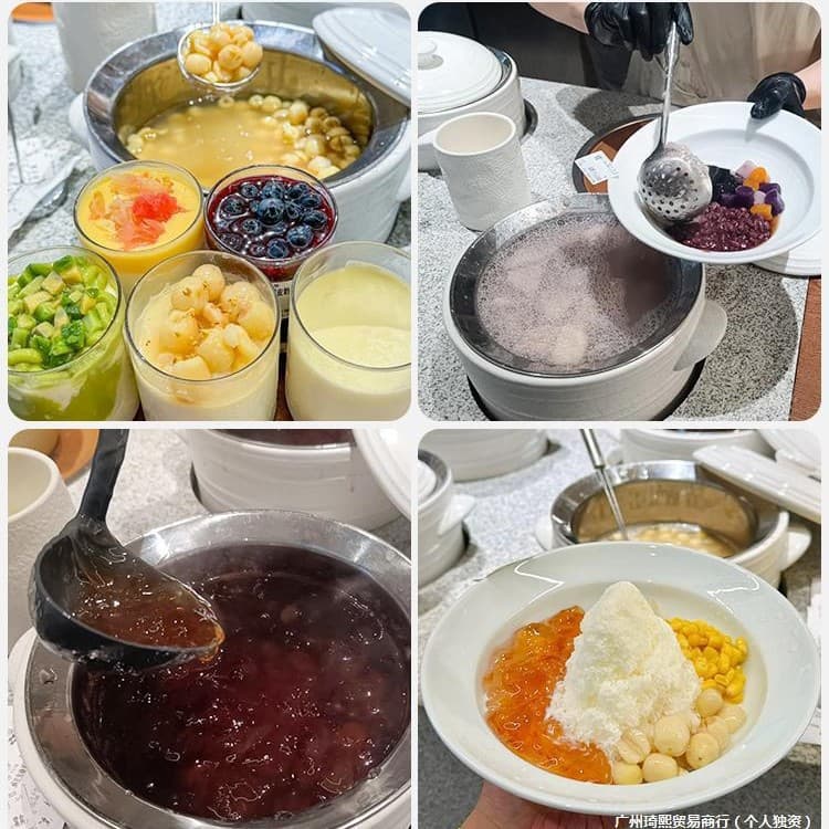 New Chinese Style Dessert Shop Boiling Pot White Sand Pot Gas Open Flame Ceramic Pot Large Commercial Stew Pot