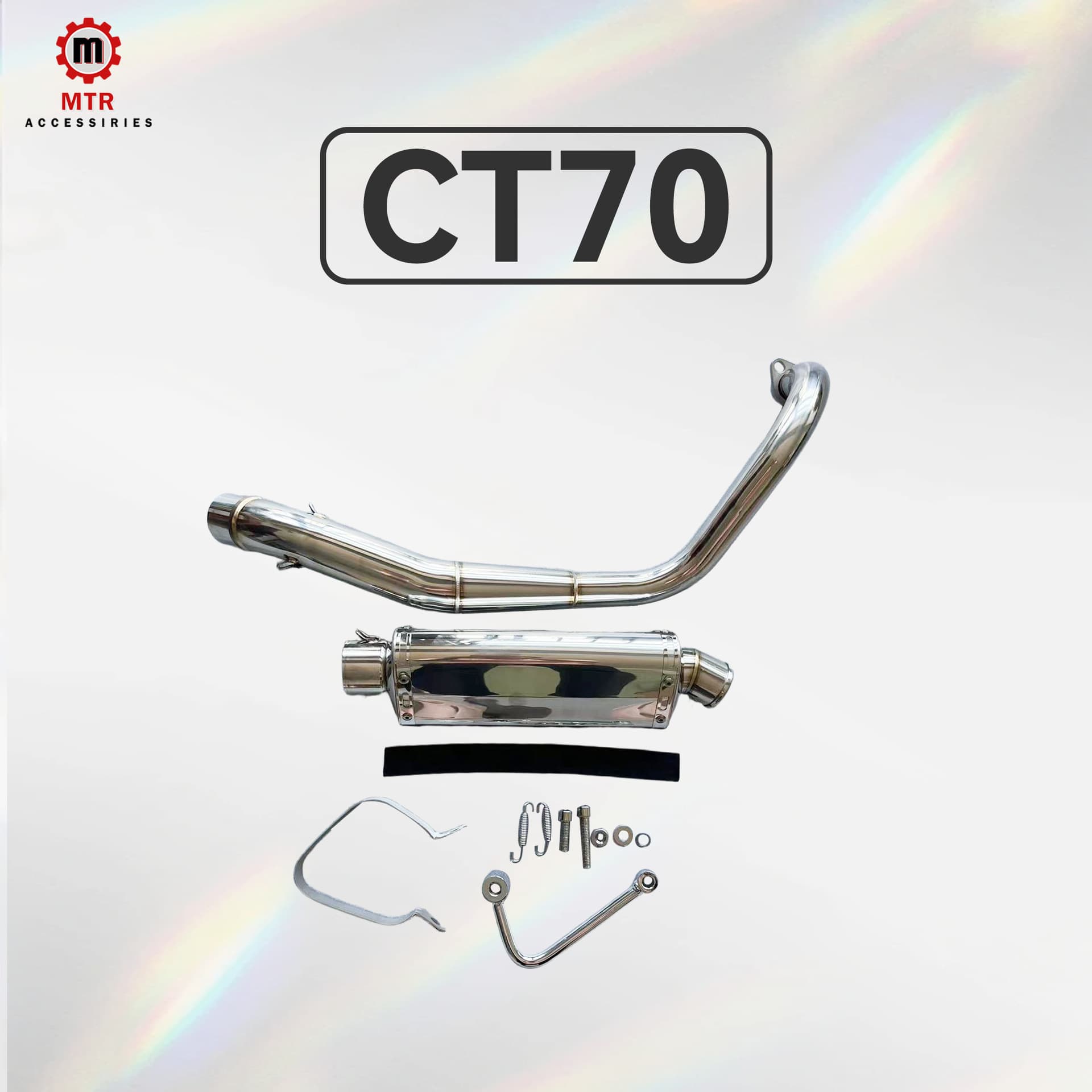 DAX Muffler CT70 Exhaust Motorcycle Exhaust Pipe Motor Parts