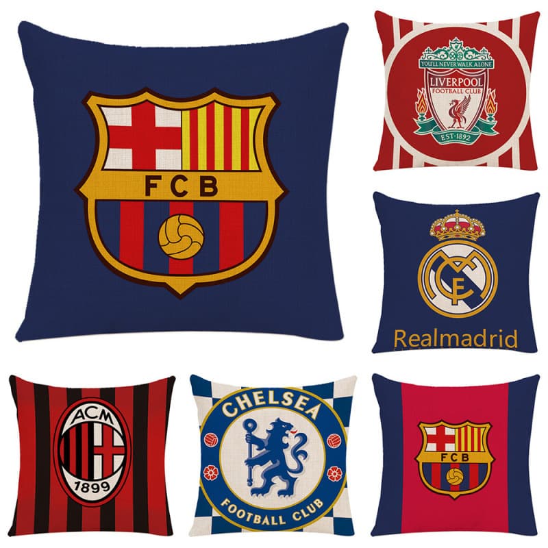 World Cup Football Team Pillow Cover Cross-border Amazon Home Decoration Football Club Pillow Cover