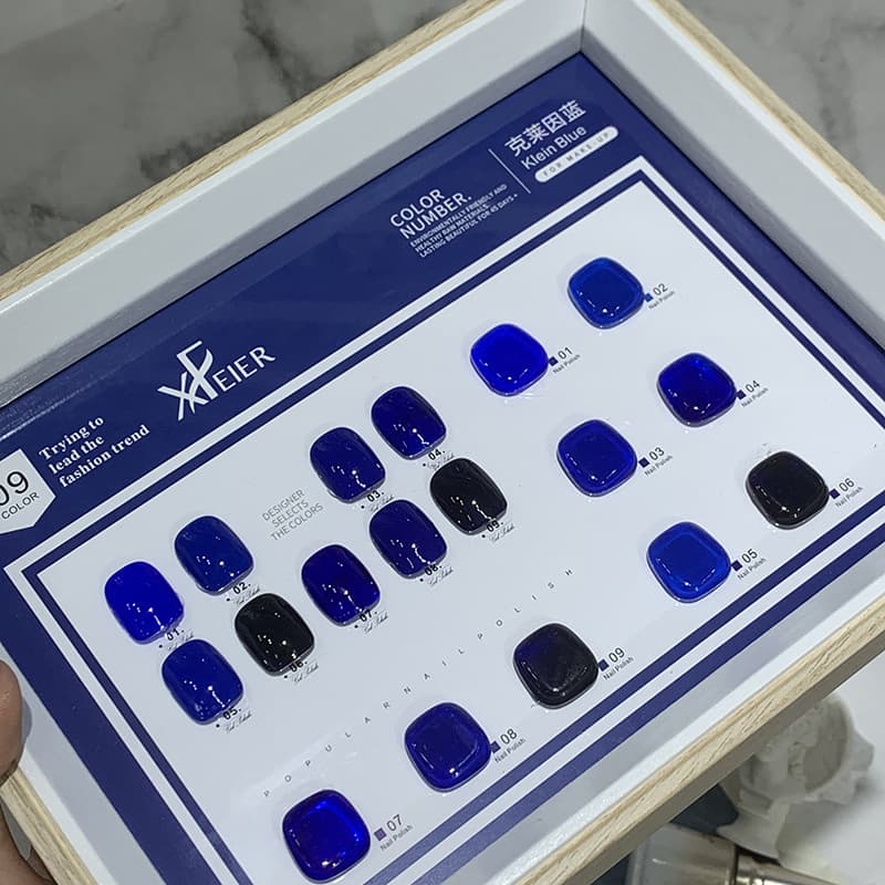 Klein Blue Nail Gel 2025 New Blue Nail Gel Smoky Blue Dark Blue Deep Blue Royal Blue