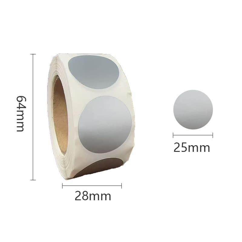 Round Seal Sticker Handwritten Color Blank Label Sticker Roll Color Classification Dot Marking Sticker