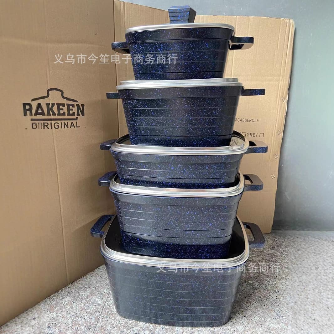VAKEEN-14 non-stick pan kitchen household pot set cross-border exclusive gift foreign trade wholesale pot set