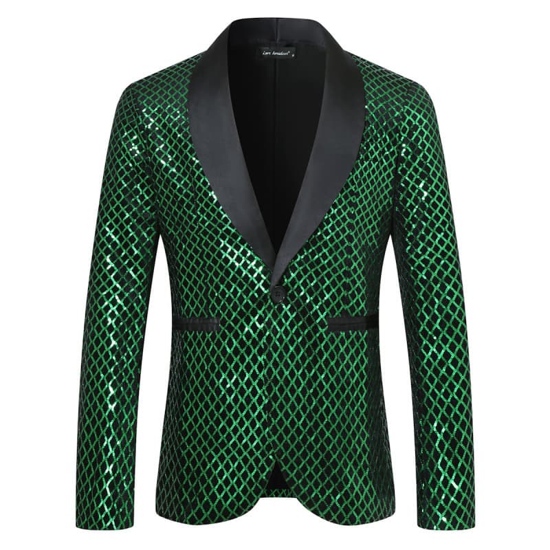 2025 Autumn/Winter New Fashion Diamond Sequin Men's Suit Jacket Amazon Supply Men's Blazer