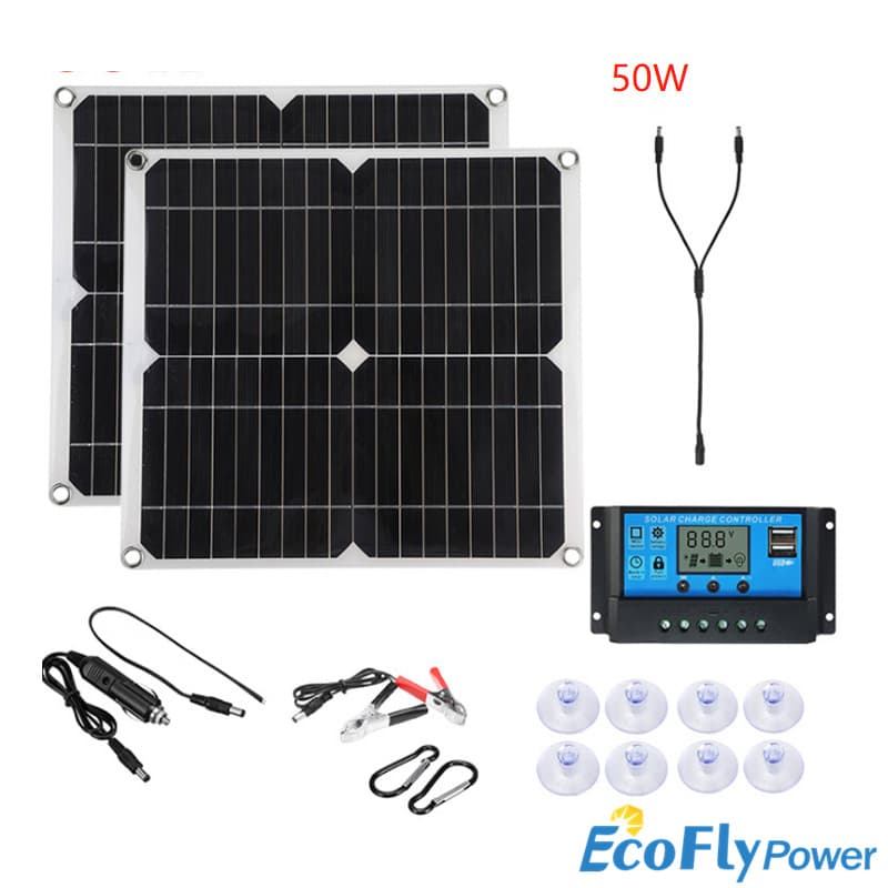 Solar Panel Portable Solar Charging Panel Solar Cell Panel Photovoltaic Panel Foldable Solar Panel
