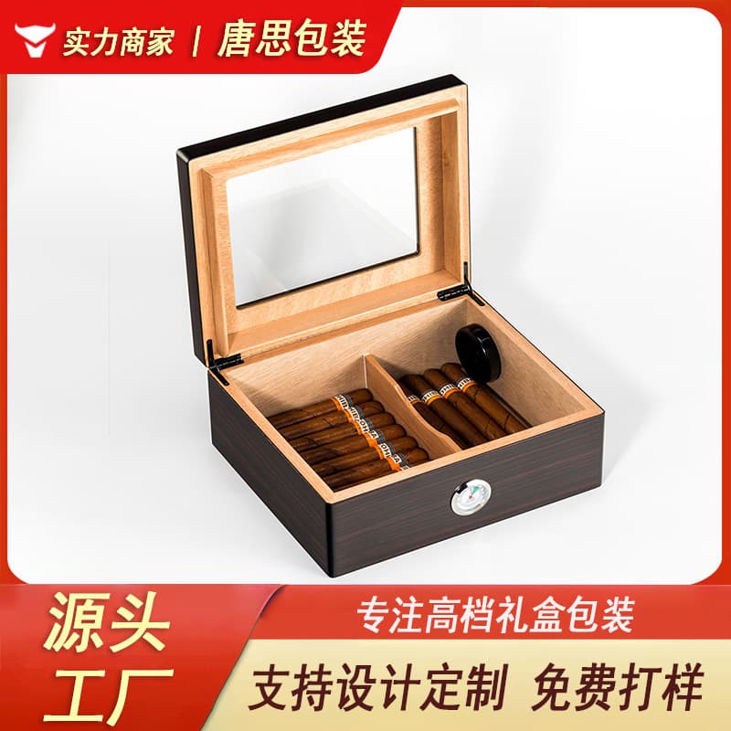 Cigar box original cigar case professional moisturizing constant temperature solid wood super large capacity cigar box