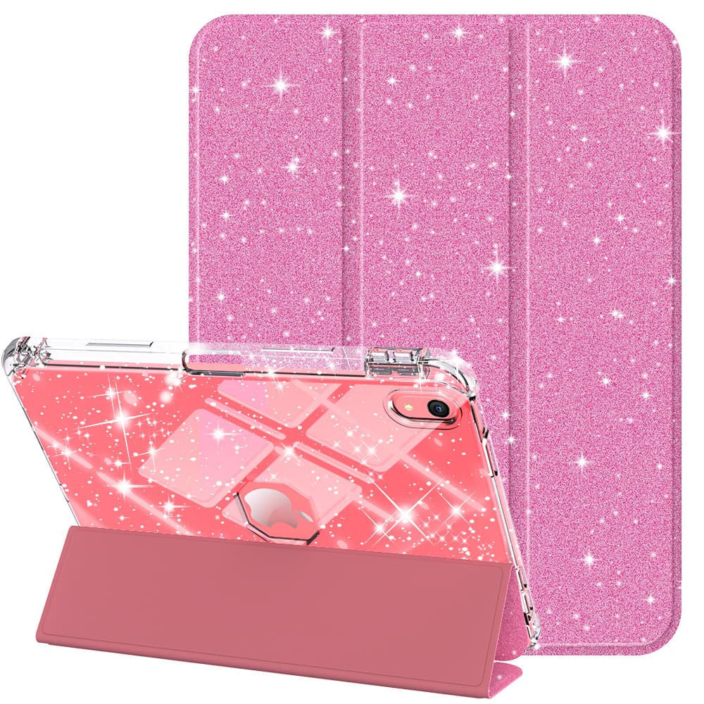 Compatible with Apple iPad 10.2 Tablet Case iPad 11th Gen (A16) Tri-fold Leather Case TPU Anti-drop 10th Gen