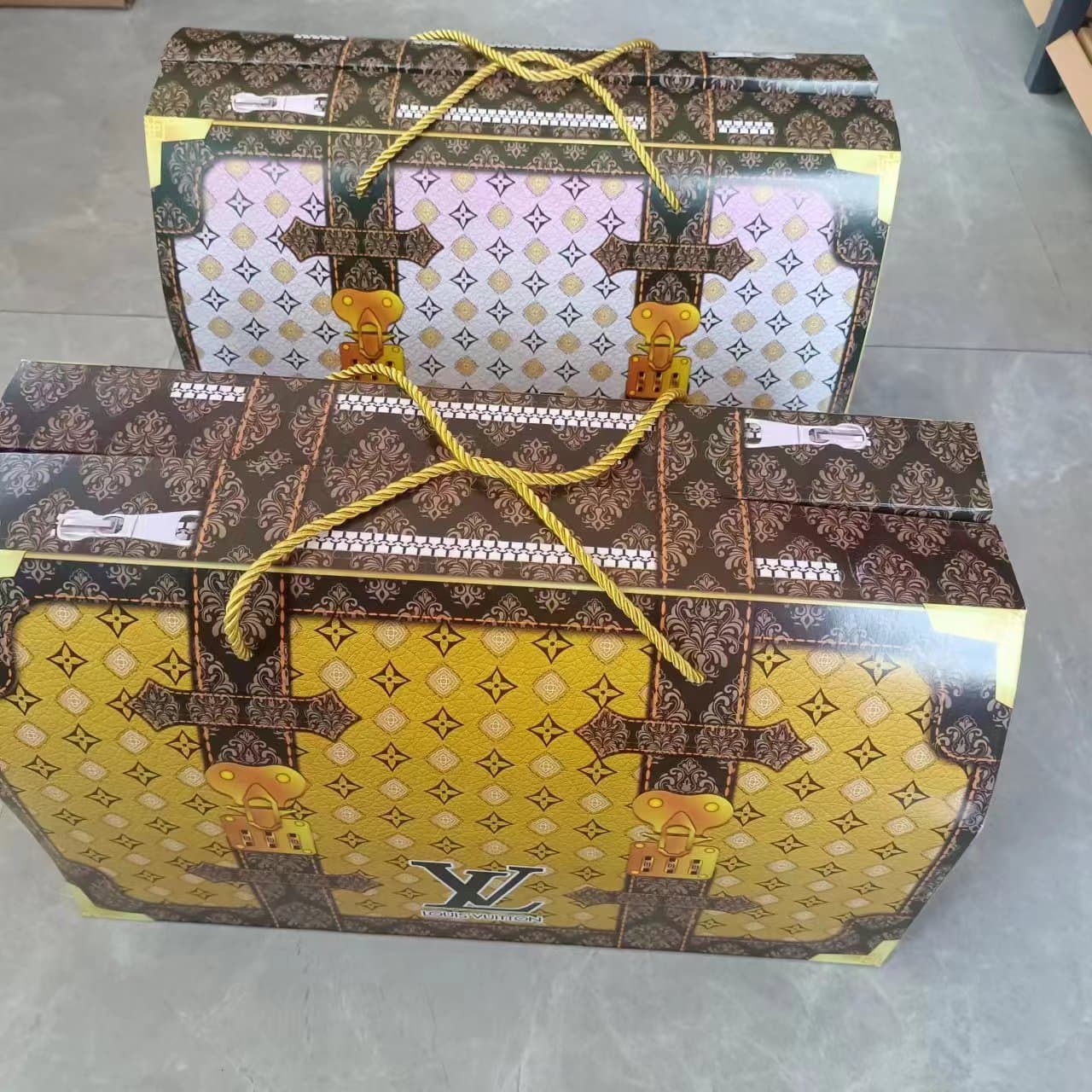 Funeral Paper Craft Semi-Finished Men's Leather Handbag, Women's Clutch Bag, Paper Money for Qingming Festival Grave Sweeping