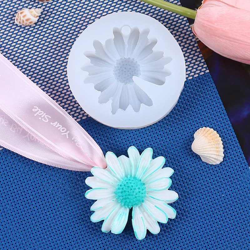 Plumeria Tulip Flower Candle Mold Handmade Aromatherapy Mold Chocolate Cake Baking Tool