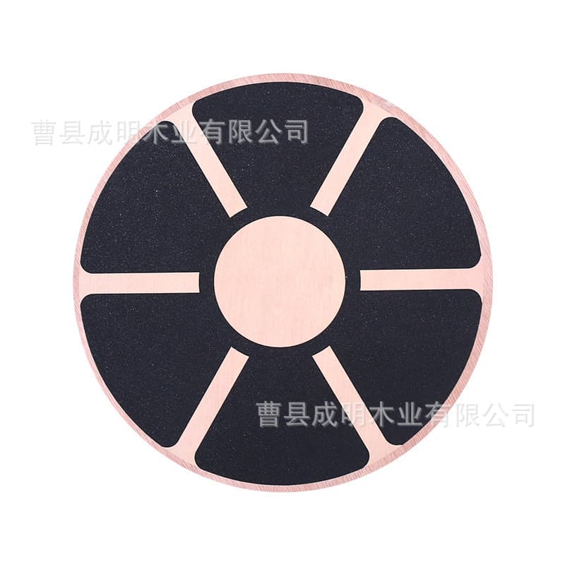 Manufacturer wholesale solid wood yoga fitness balance plate wooden yoga balance training board rehabilitation and training anti-skid plate