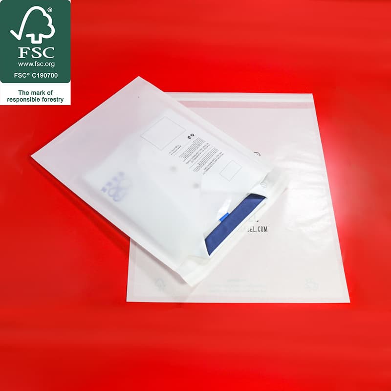 Customized high-end packaging paper bags, translucent degradable glassine paper bags, environmentally friendly waxed paper bags for clothing inner packaging