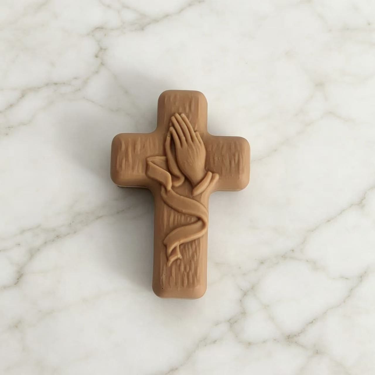 Cross-border Prayer Cross Gift, Silent Embrace of Faith Ornament, Faith Decoration