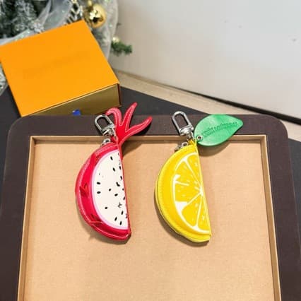 New Creative Dragon Fruit Shaped Coin Purse, Crossbody Keychain, Dropshipping Available