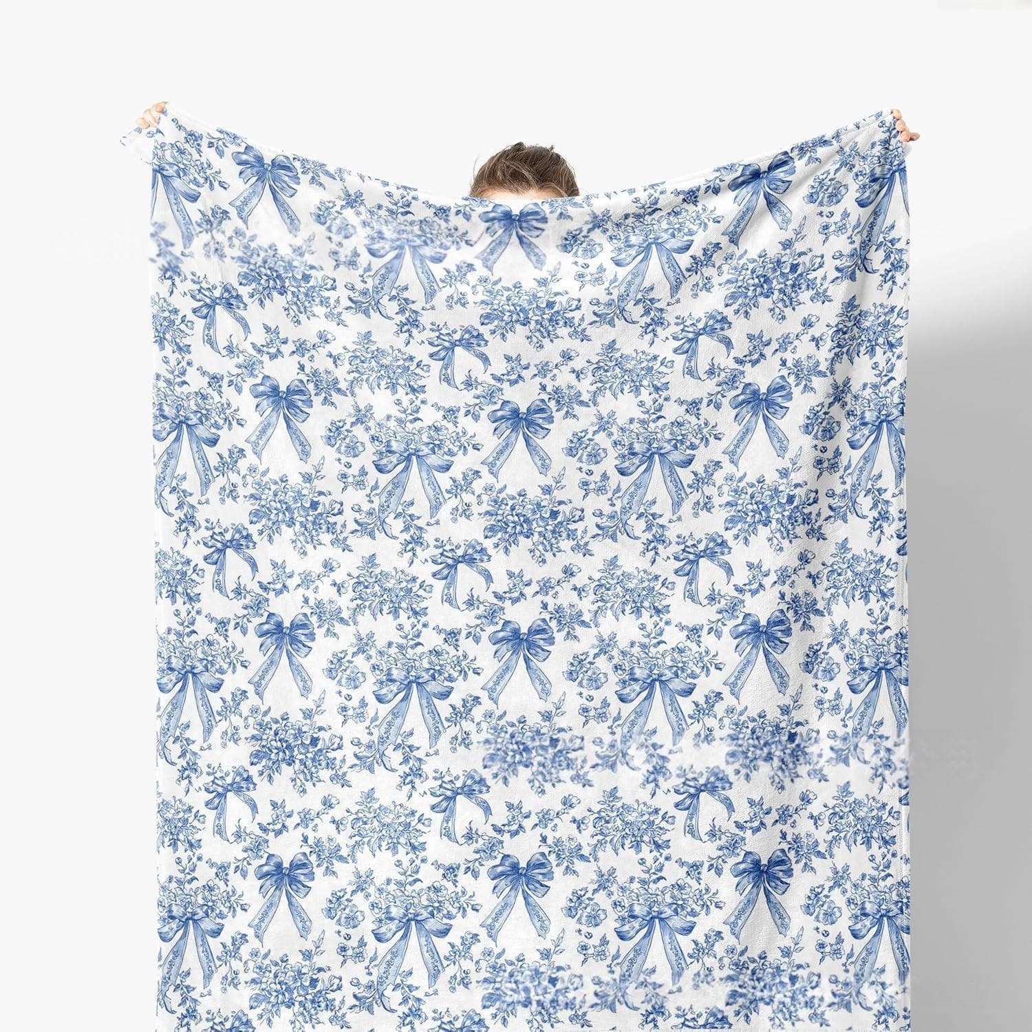 Amazon New Flannel Blanket Cartoon Print Throw Blanket Gift Double Layer Thickened Double-Sided Air Conditioning Blanket Wholesale
