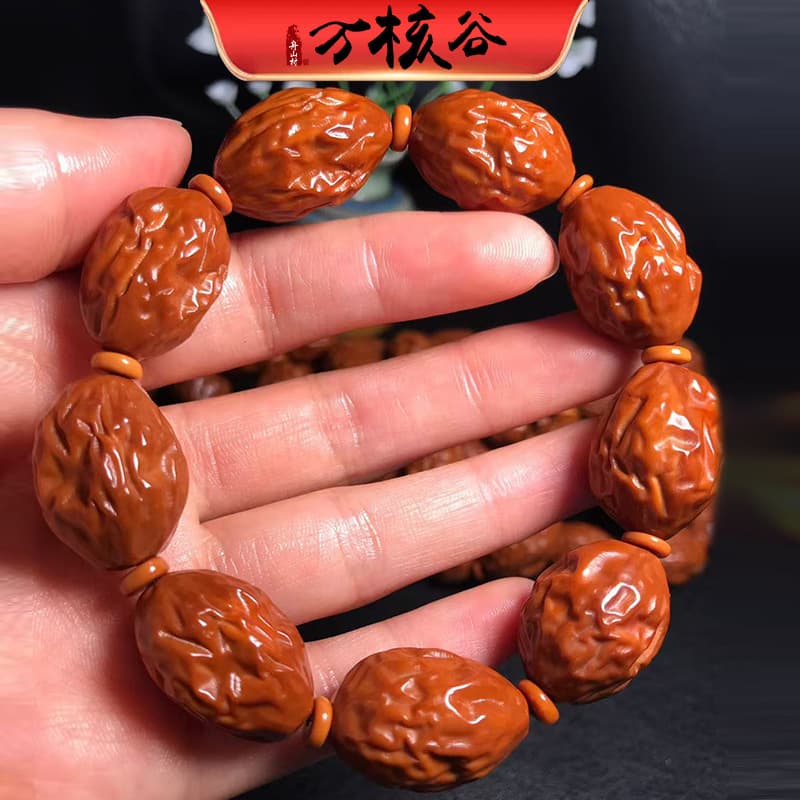 Olive Pit Carving New Style Large Date Bracelet Clear Texture Olive Pit Old Oil Pit Seed Cultural Play Bracelet Handling Stock