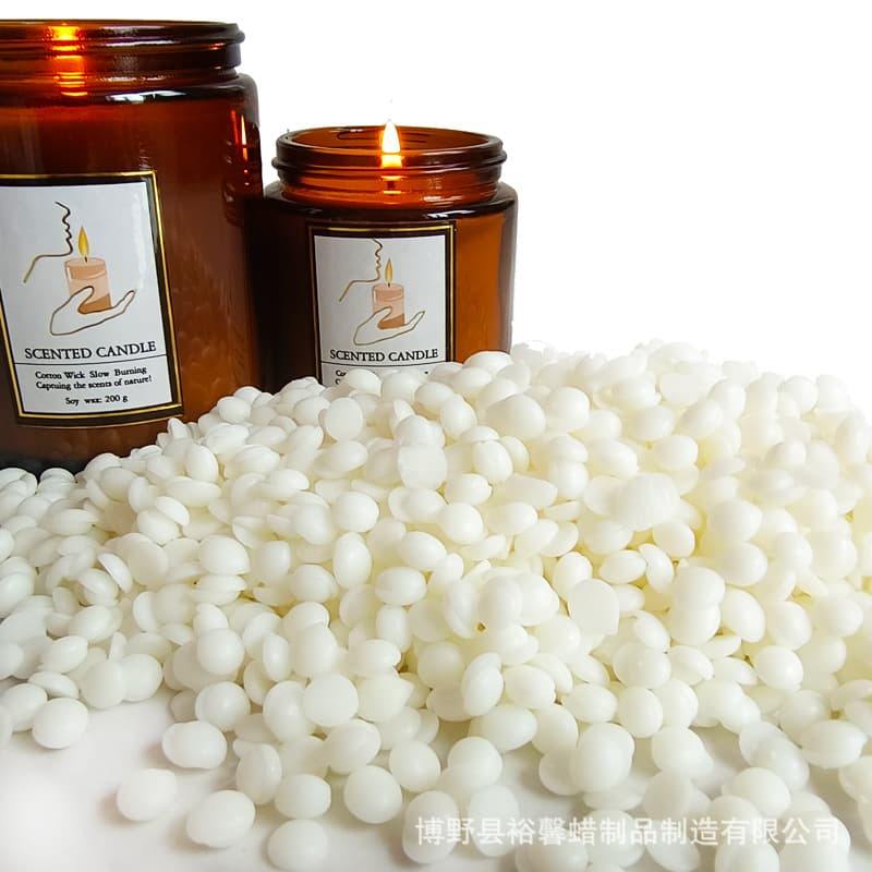 Handmade Candle Raw Material Granules Soy Wax 52°C Scented Candle Raw Material Flake Soy Wax Universal for Containers and Molds