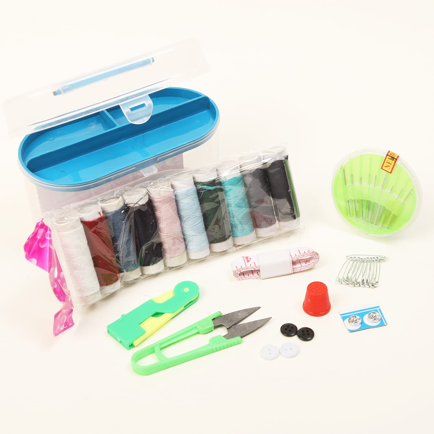 Sewing bag treasure box large and small household high-quality sewing box large needle box button pin sewing thread 150/box