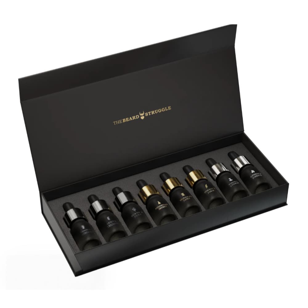 Cross-border Beard Care Fragrance Oil 8-in-1 Care Set Ideal Gift for Men's Beard Beard Oil Set