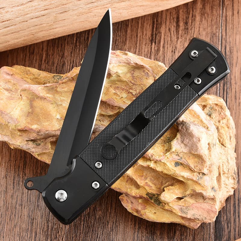 Outdoor Folding Knife Portable Self-Defense Knife Kitchen Vegetable Fruit Knife Unsharpened Multi-Function Outdoor Folding Knife