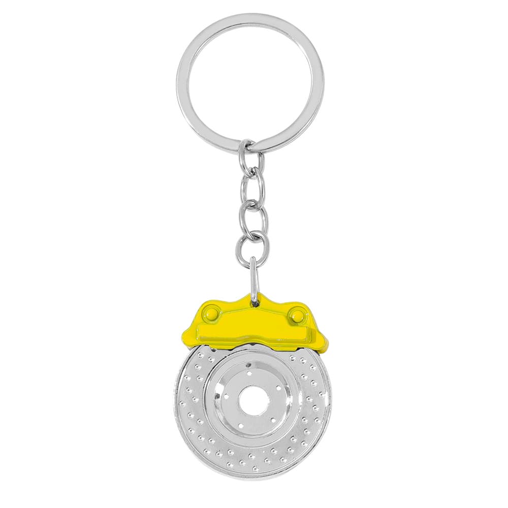 Metal Gear Shift Piston Brake Disc Keychain Car Modification Turbo Blower Keychain