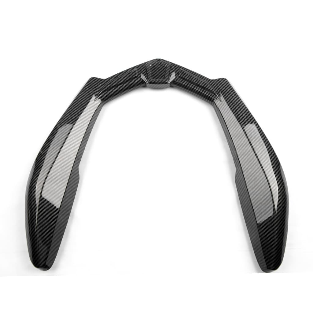 Suitable for Yamaha 20-24 model NMAX155 modified carbon fiber pattern shell rear tail frame water transfer printing plastic car shell
