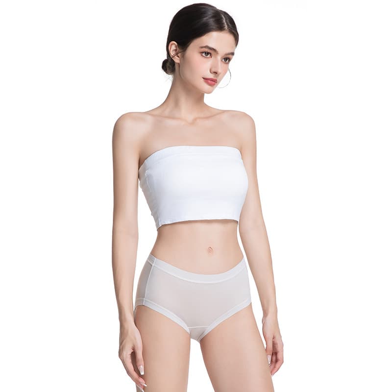 100 Pieces Lenzing Tencel Lyocell Women's Underwear Lightweight Breathable 10A Antibacterial Silk Gusset Plus Size Panties