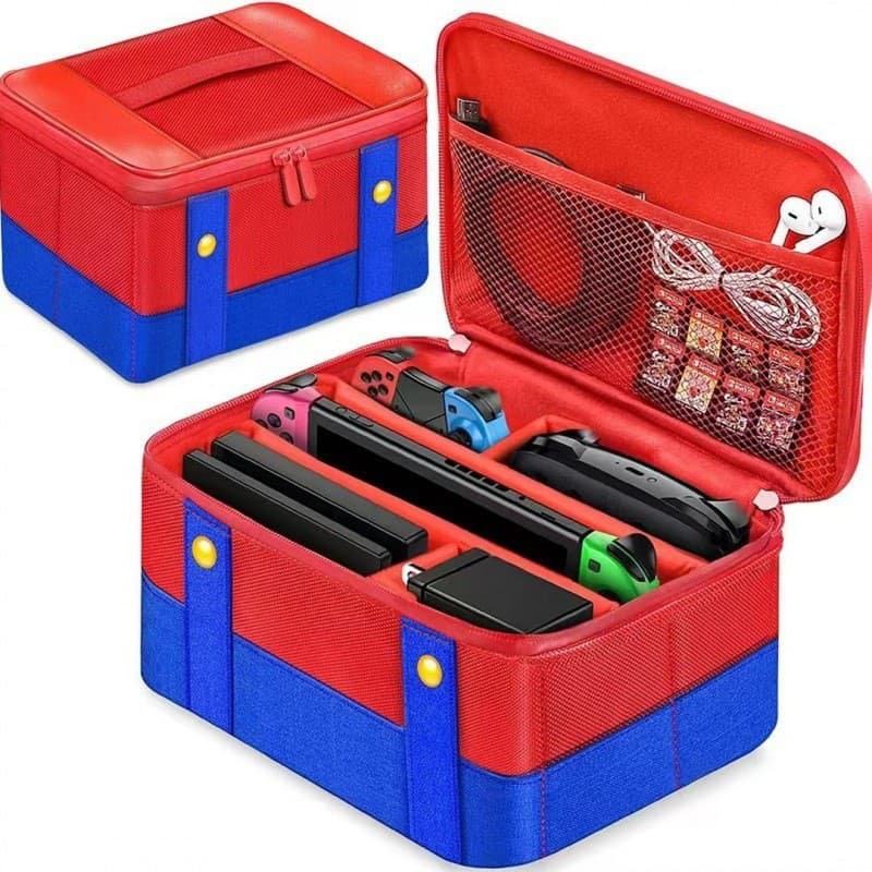 Switch2 Carrying Case OLED Mario Carrying Case NS Game Console Large Capacity Carrying Case