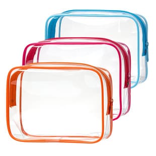 Waterproof PVC Cosmetic Bag Transparent Toiletry Bag Travel Storage PVC Transparent Bag Portable Travel Premium