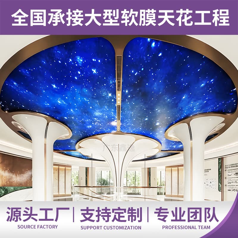 Grade A Soft Film Ceiling Car Shop UV Printing Light-transmitting Film LED Cloth Lightbox Advertising Cloth Billboard