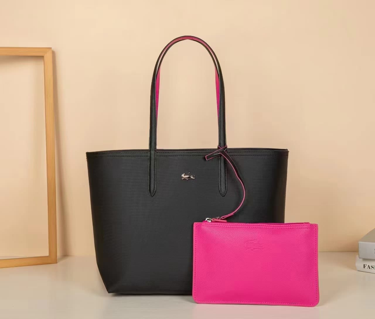 New Cross-Border Double-Sided Two-Use Shoulder Handbag Large Tote Mother-Child Bag Shopping Bag Women's Versatile Trendy